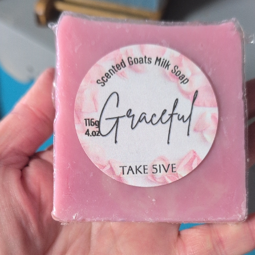 Graceful Scented Goats Milk Soap - Pink